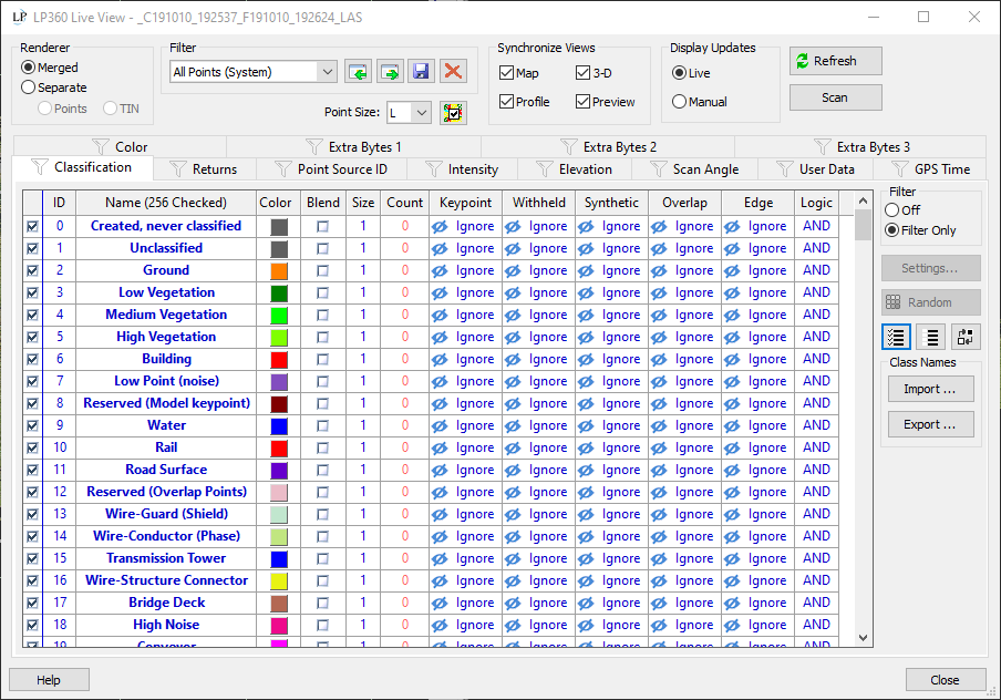 Displaying the Live View Dialog