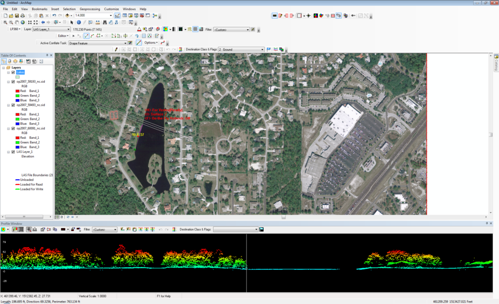 Conflation using LIDAR