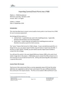 LP360 Control Point Import - GeoCue Support Knowledge Base
