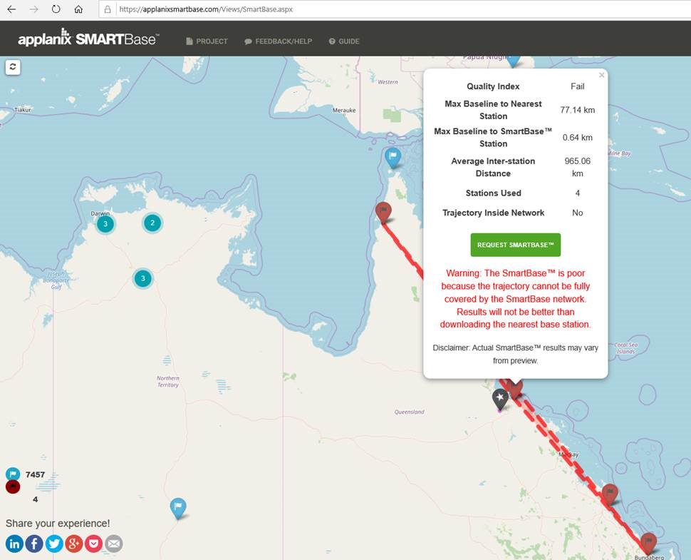 Example of smartBase Cloud result check