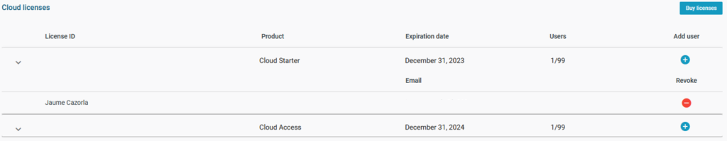 LP360 Portal Cloud License Management