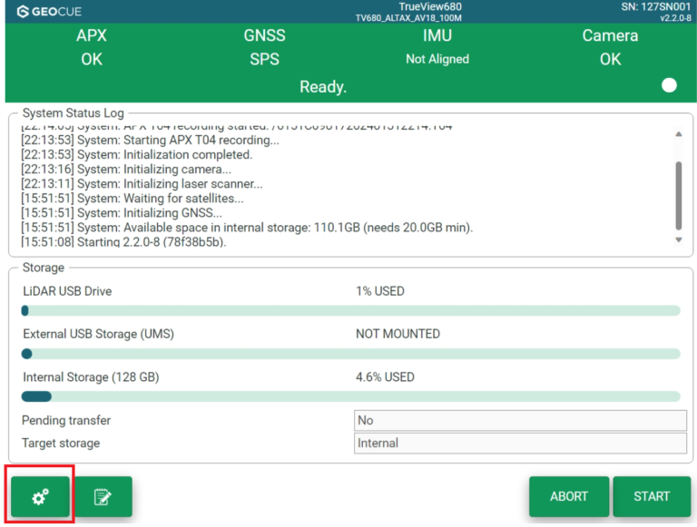 TrueView Payload Profiles - GeoCue Support Knowledge Base