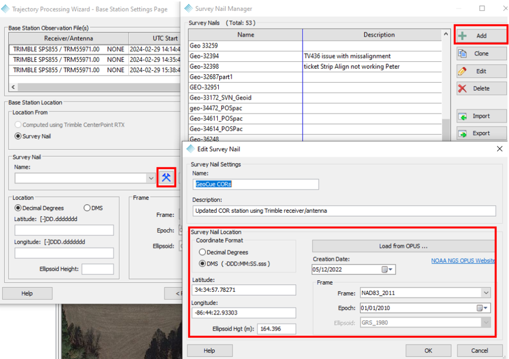 How to create a survey nail